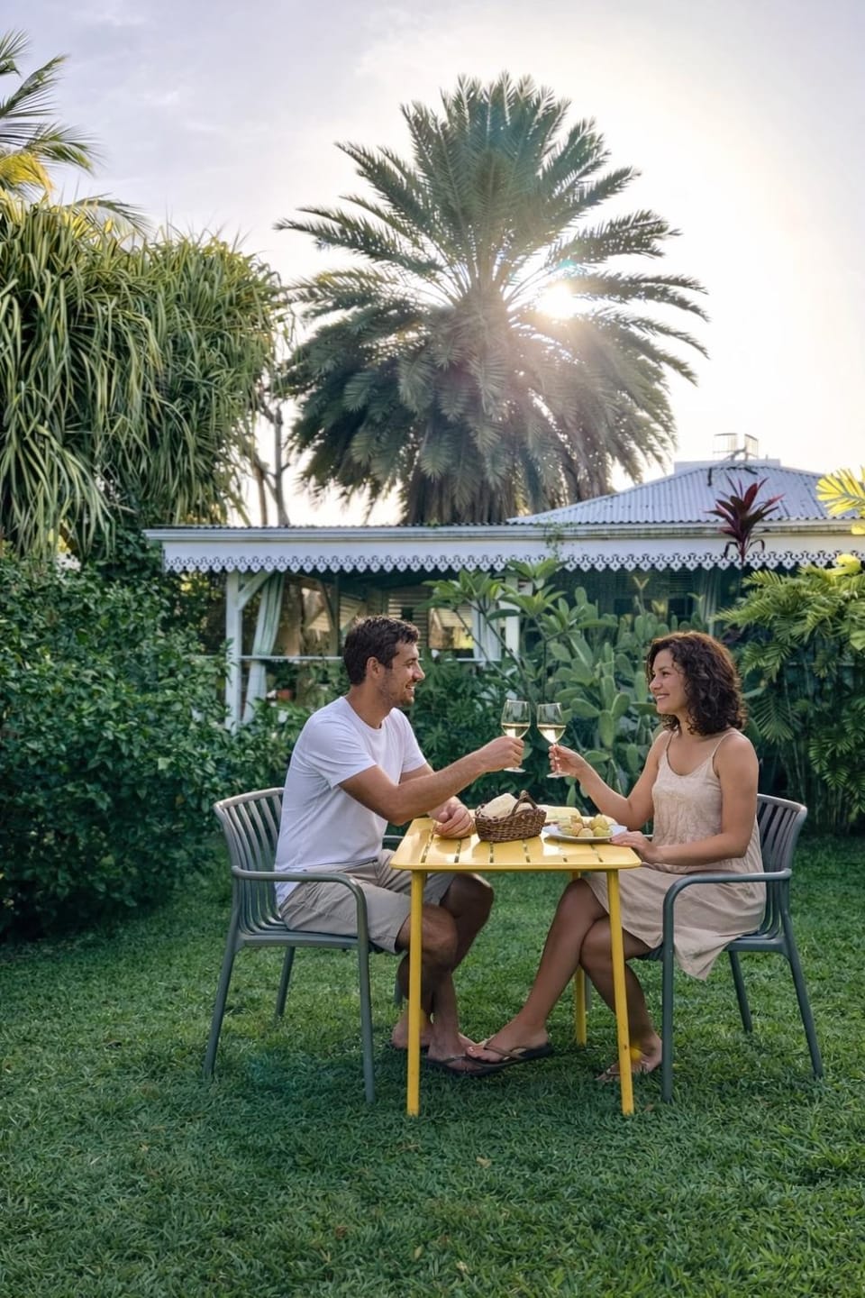 Écolodge Ti-Zen avec jacuzzi privé jardin tropical Villa Gaïa Chalet in Le Diamant