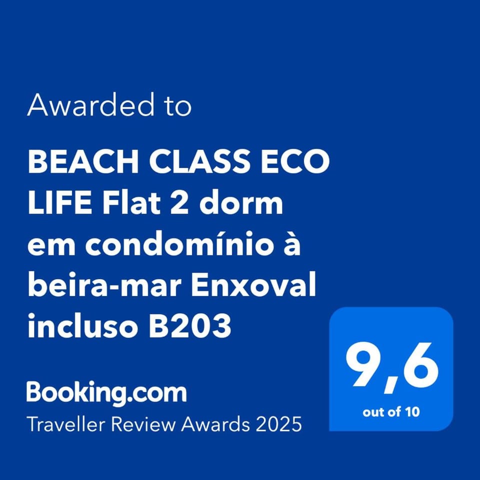 BEACH CLASS ECO LIFE Flat 2 dorm em condomínio à beira-mar Enxoval incluso B203 Apartment in Ipojuca