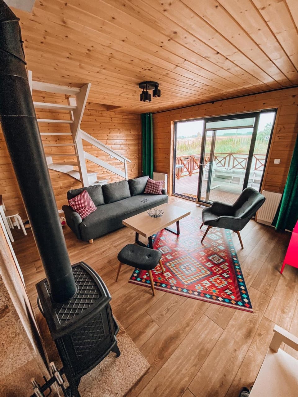 Luksusowe domki z basenem i widokiem Janowiec House in Masovian Voivodeship