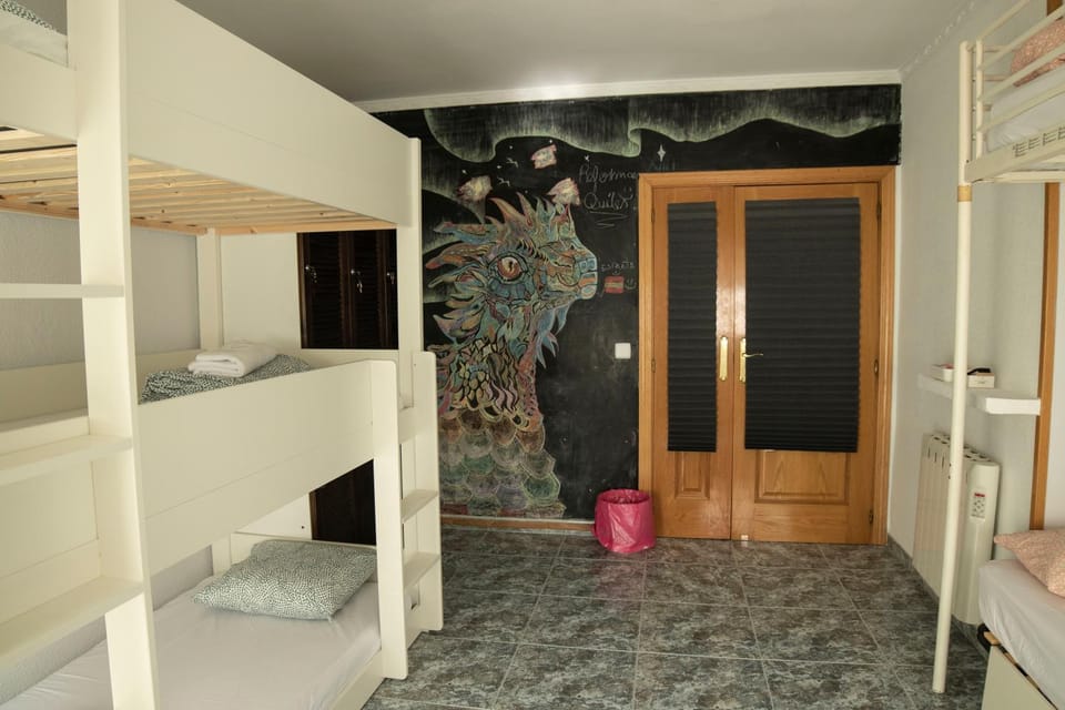 Bed, Photo of the whole room, Bedroom, bunk bed, wardrobe