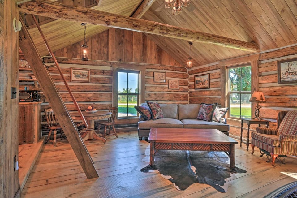 Montana Retreat: Original Hamilton Log Cabin! Cabin in Idaho