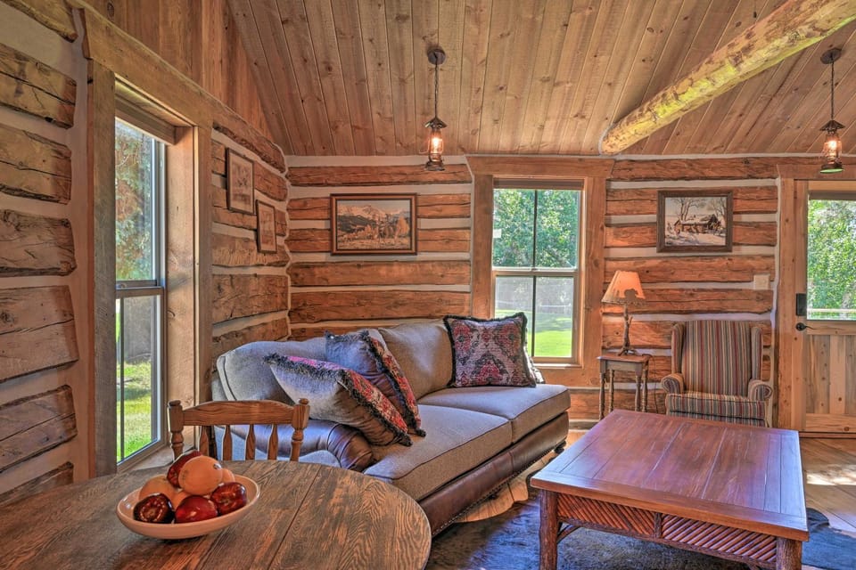 Montana Retreat: Original Hamilton Log Cabin! Cabin in Idaho