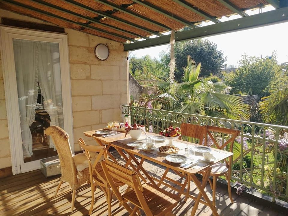 Patio, Garden view, Breakfast