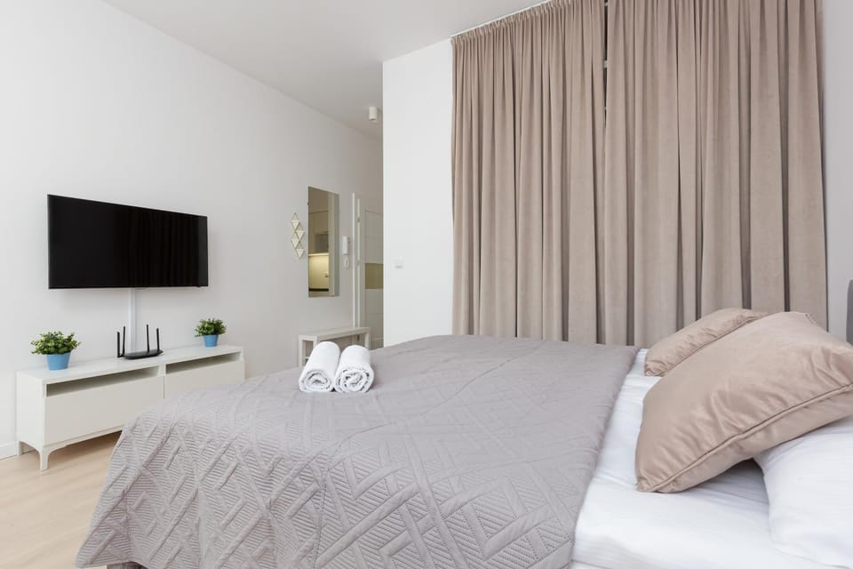 Bed, TV and multimedia, Living room, Photo of the whole room