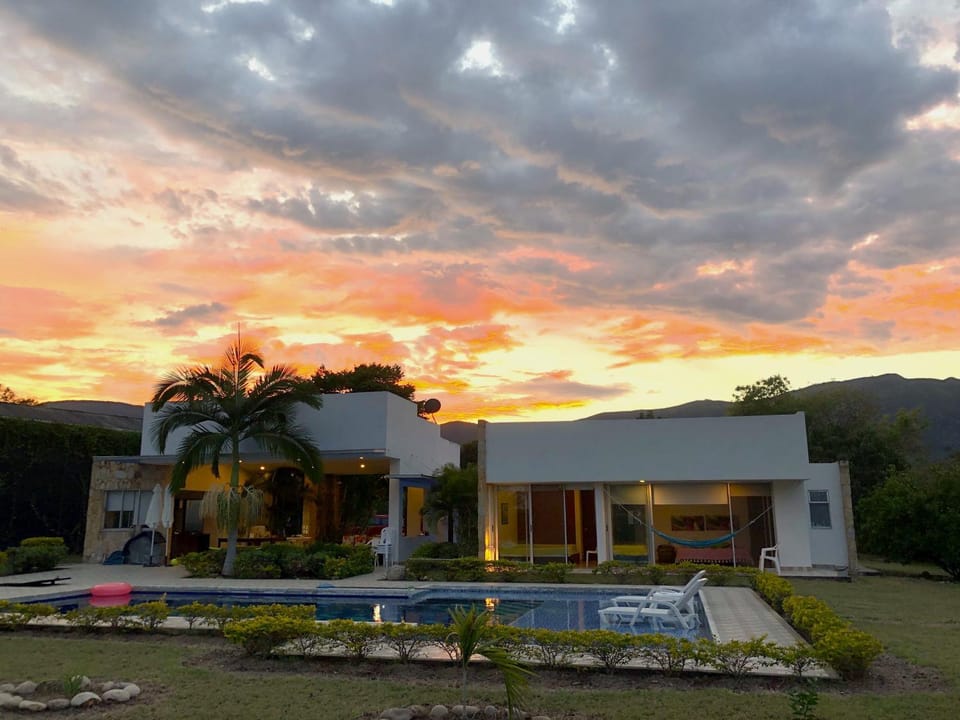 Day, Natural landscape, Garden view, Mountain view, Pool view, Swimming pool, Sunset