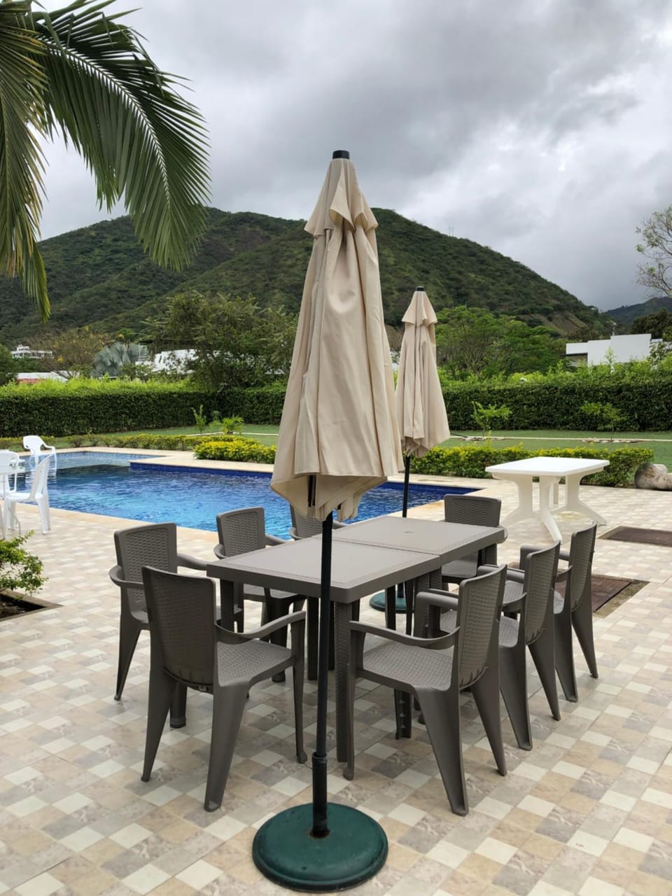 Patio, Mountain view, Pool view, Swimming pool