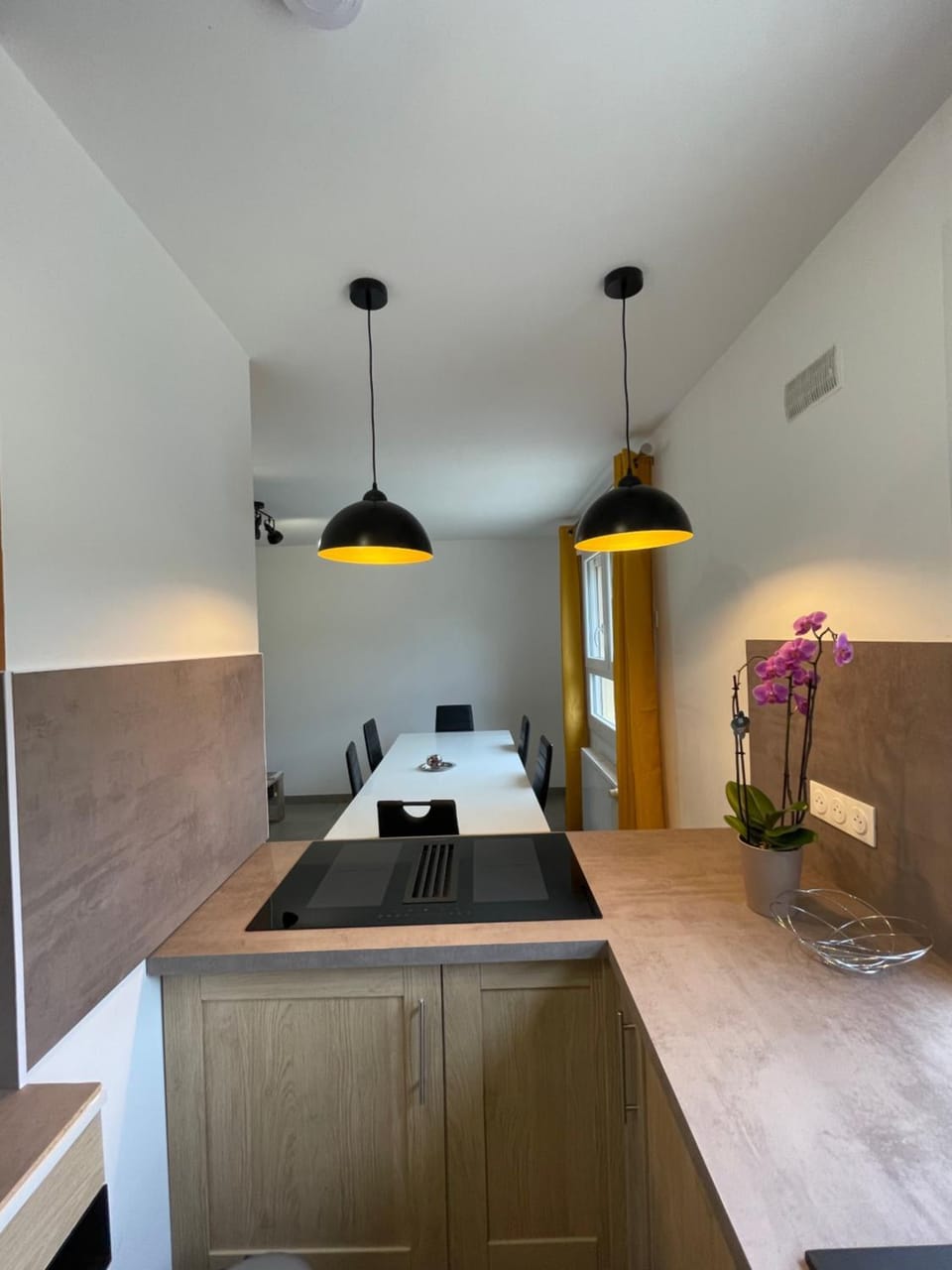 Property building, stove, kitchen