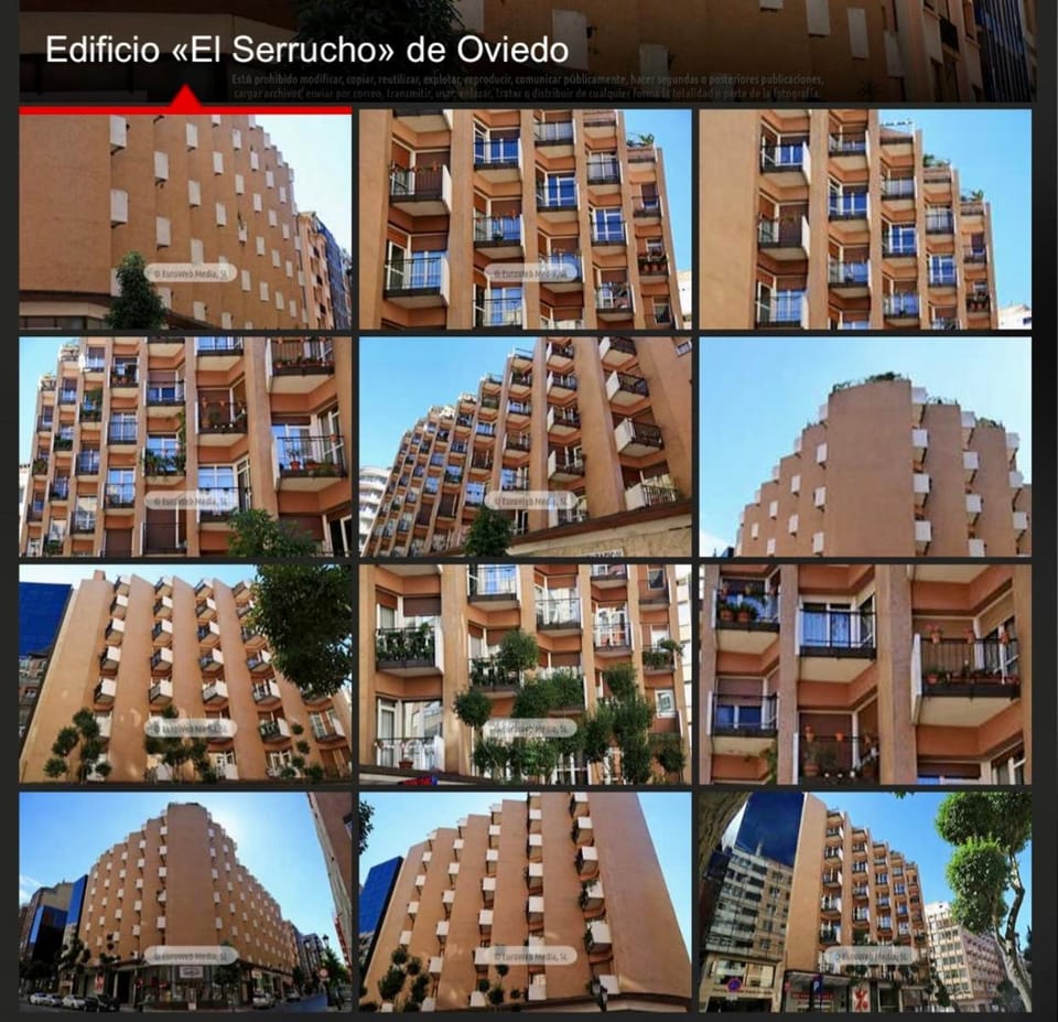 Property building, Text overlay