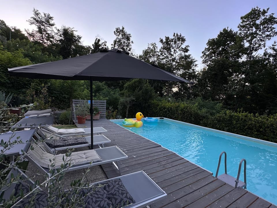 Day, Garden, Garden view, Pool view, Swimming pool, sunbed