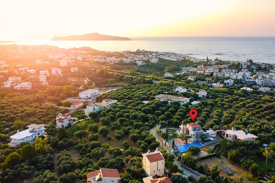 Cypress Village - Lux villa 5' from beach Villa in Crete Region