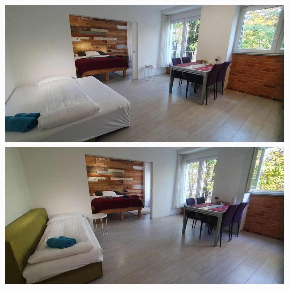 Bed, Living room, Bedroom