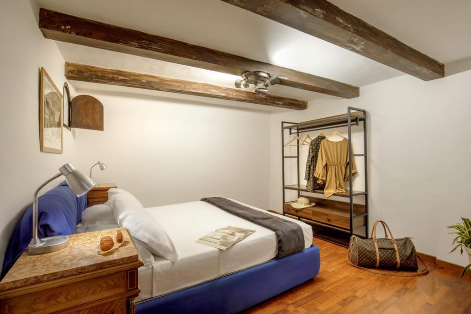 Bedroom, furniture, heating, internet, towels, wardrobe