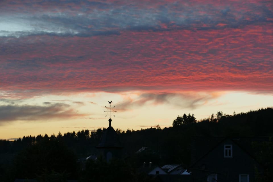 Natural landscape, Mountain view, Sunset