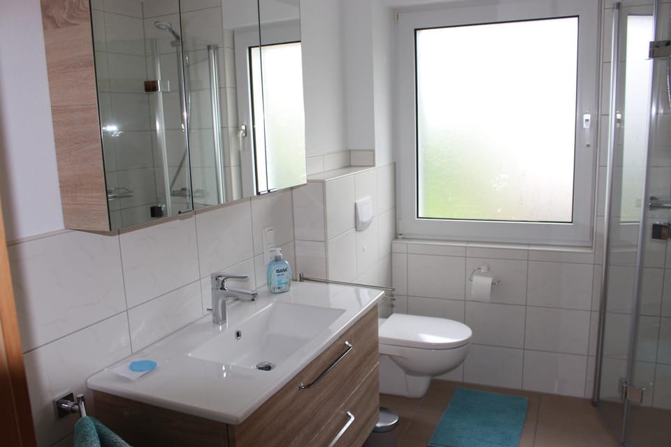 Shower, Toilet, Bathroom, towels