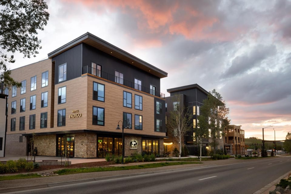 Property building, Sunset