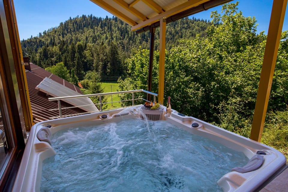 Day, Natural landscape, Hot Tub, Mountain view