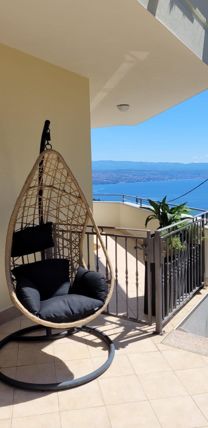 View (from property/room), Balcony/Terrace, Sea view