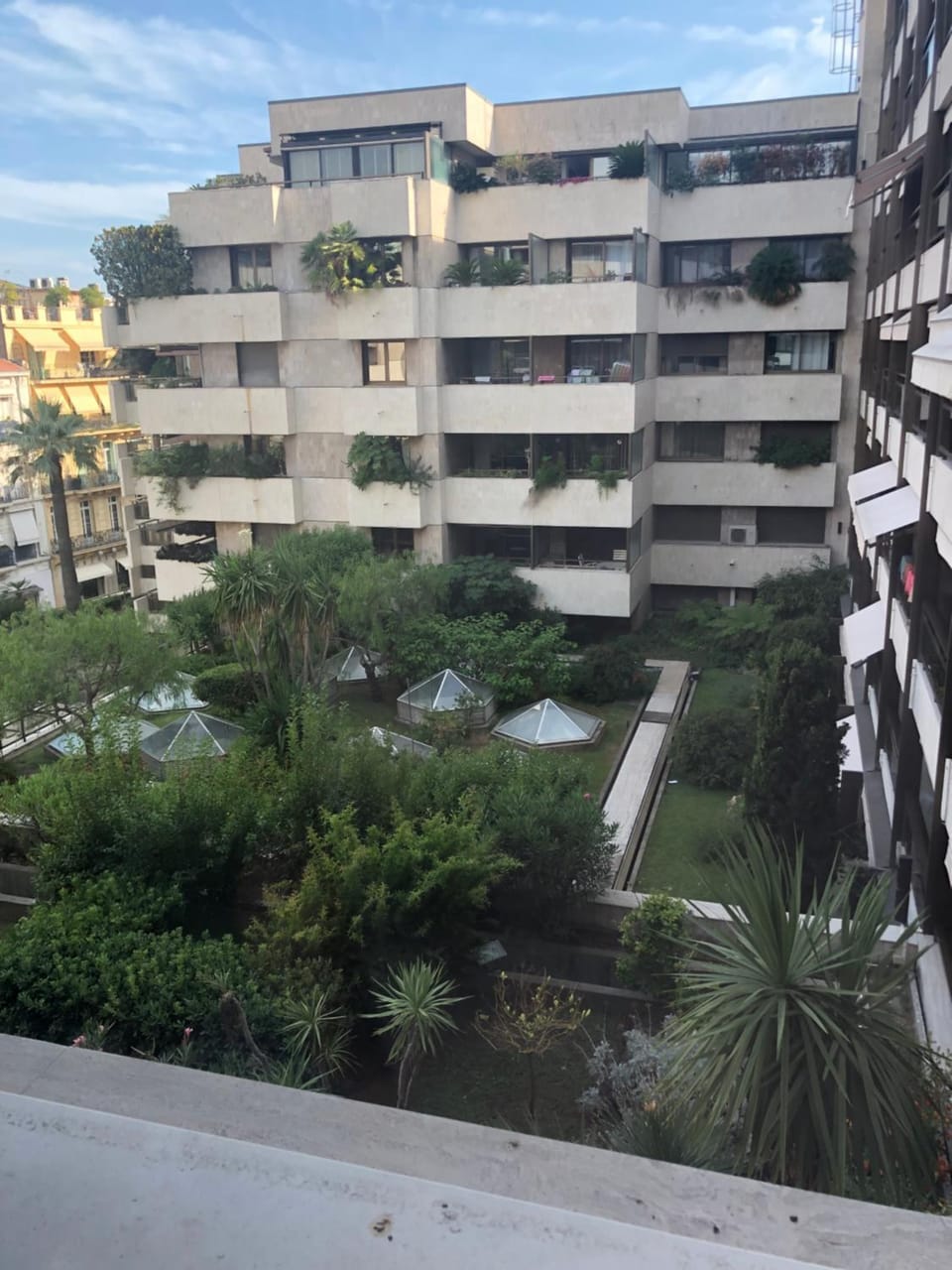 Property building, Garden view