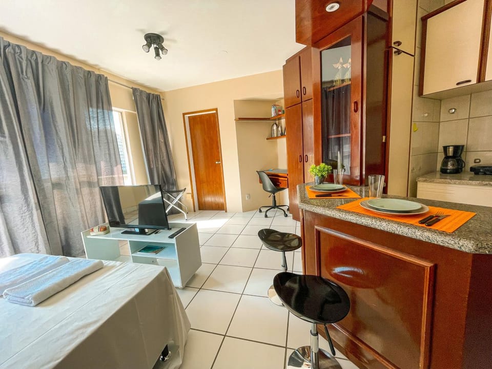 Studio no Centro: Piscina, Academia e Garagem N209 Apartment in Florianopolis
