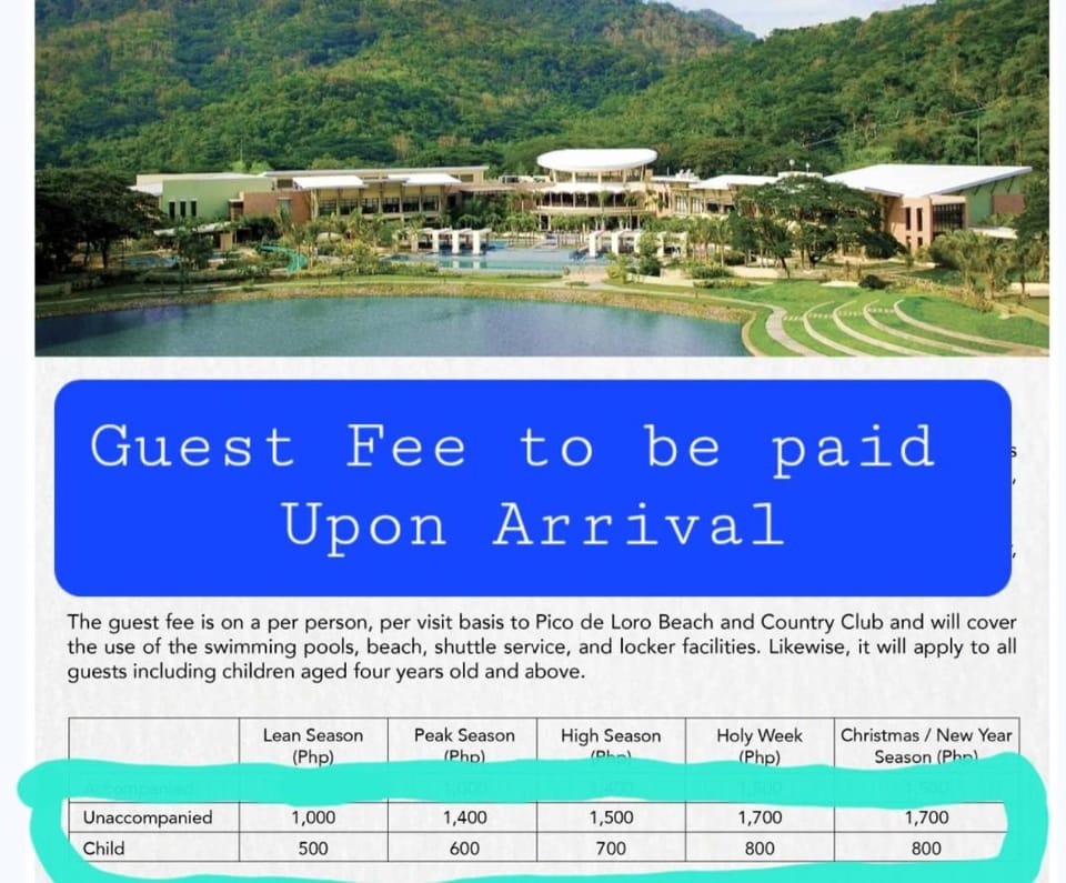 Pico de Loro Staycation (3 beds- 6 pax) Bed and Breakfast in Nasugbu