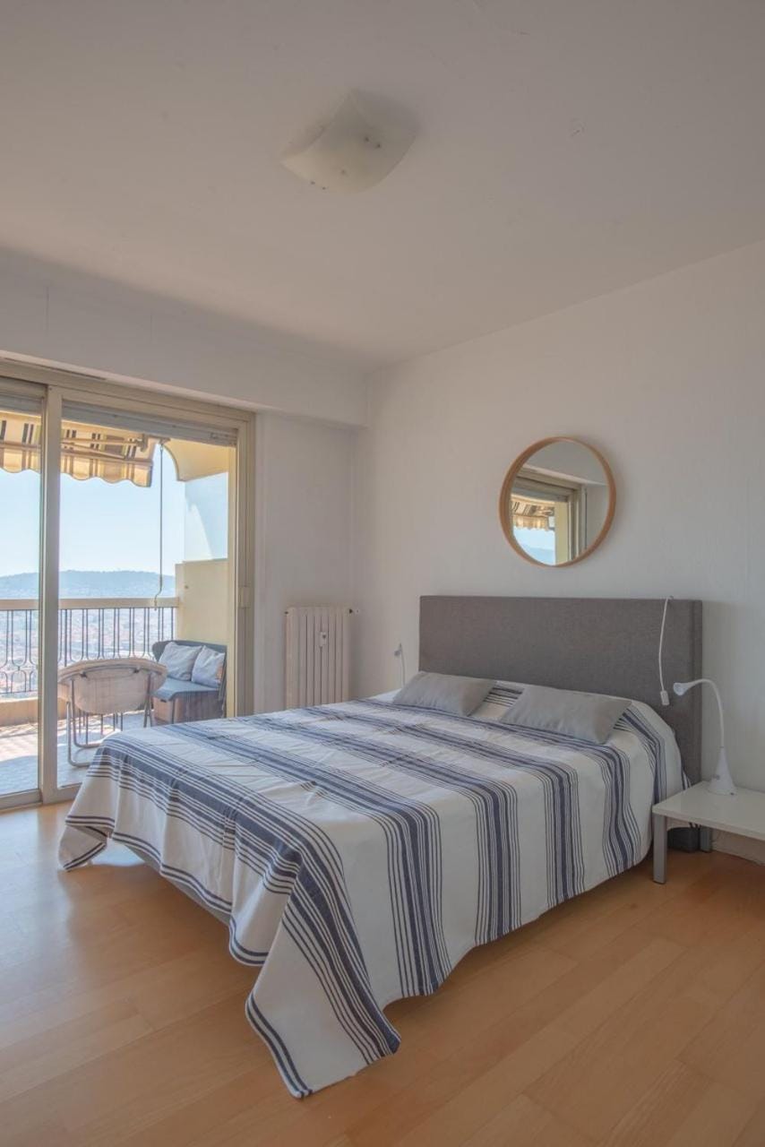 3 pièces vue mer et piscine quartier Parc Impérial Apartment in Nice