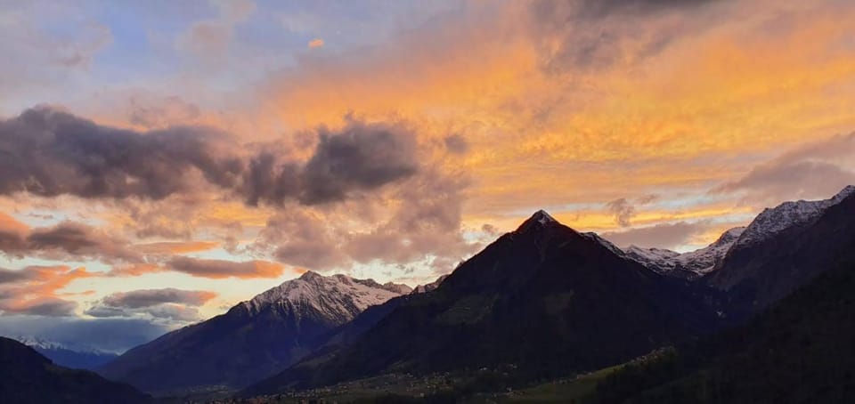 Natural landscape, Mountain view, Sunrise