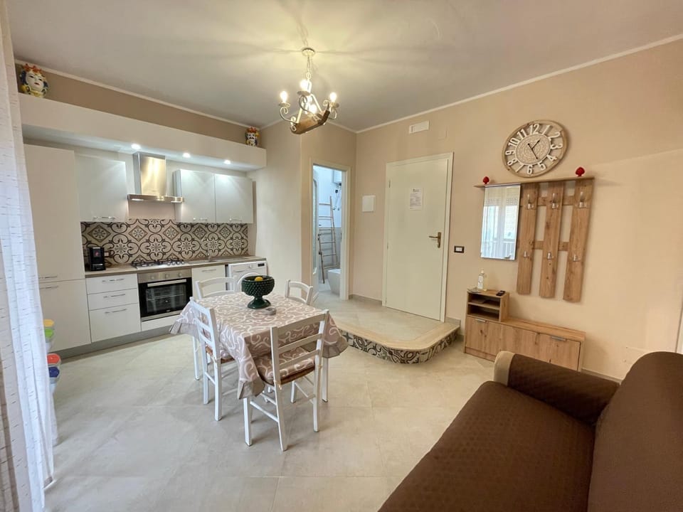 Living room, kitchen