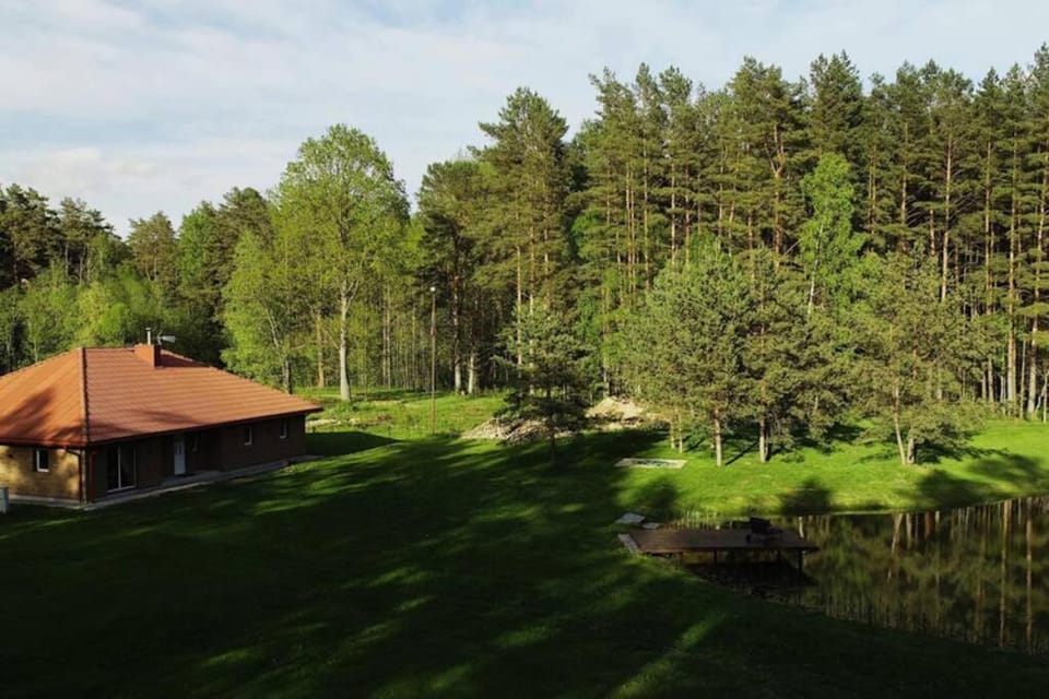 Forest house for family House in Lithuania