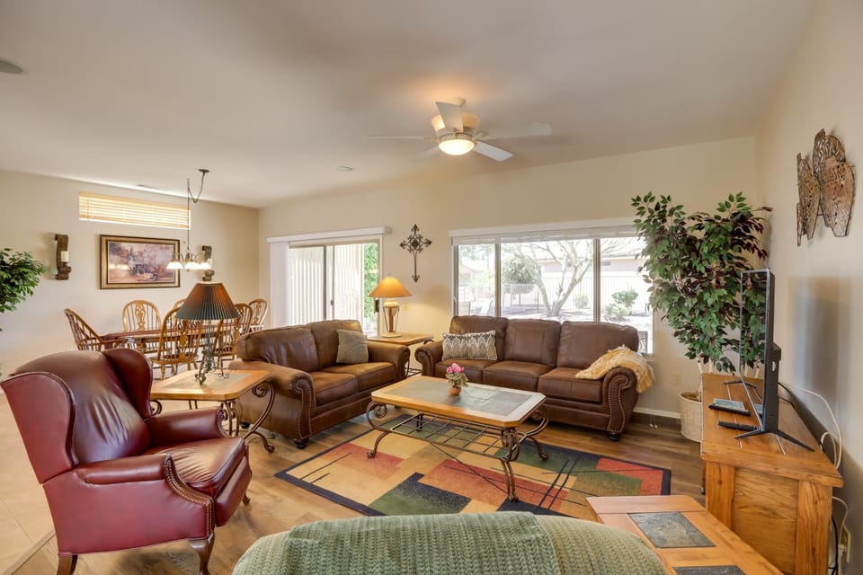 Golf + Pickleball: Surprise Resort Escape w/ Patio House in Sun City Grand