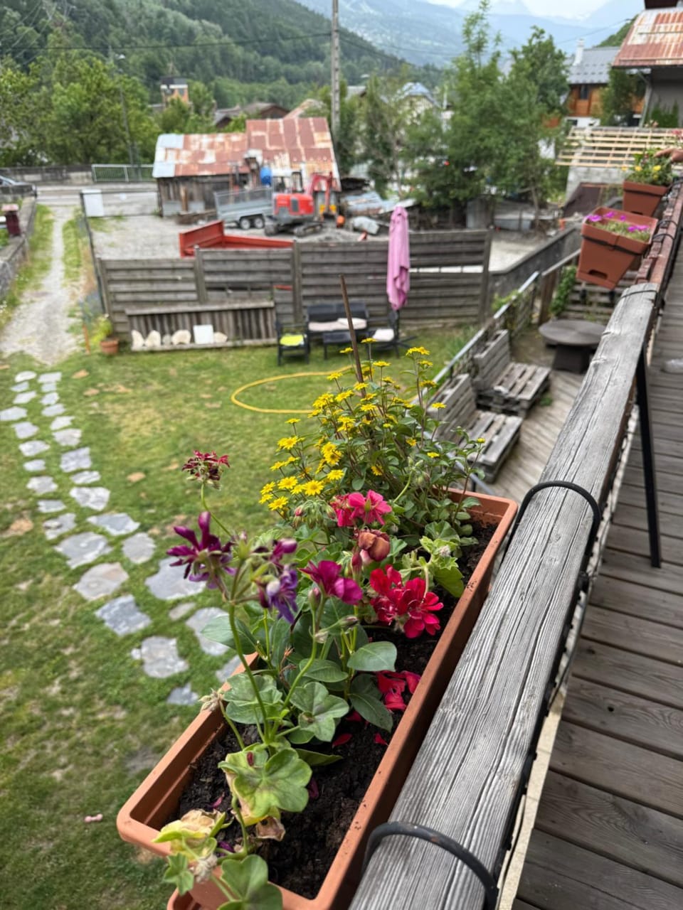 Natural landscape, Garden, Garden view, Mountain view