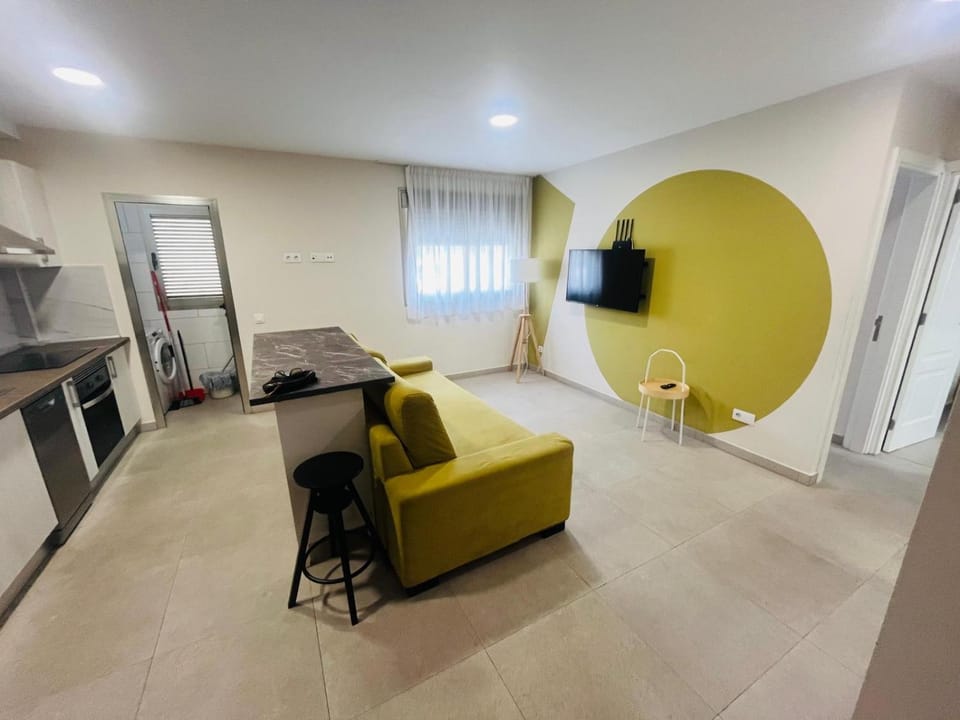 Kitchen or kitchenette, Living room