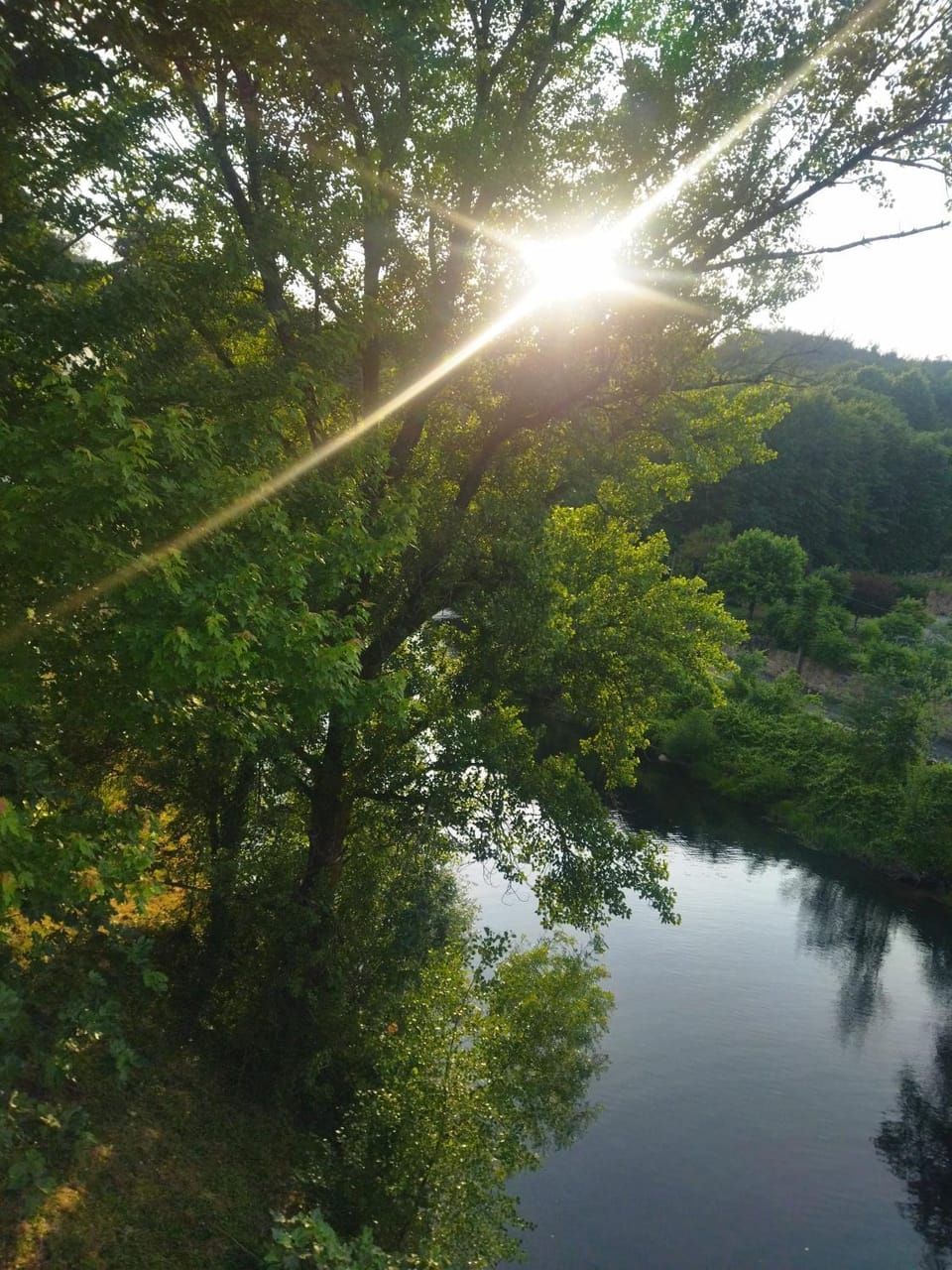 Natural landscape, Lake view, River view, Sunset