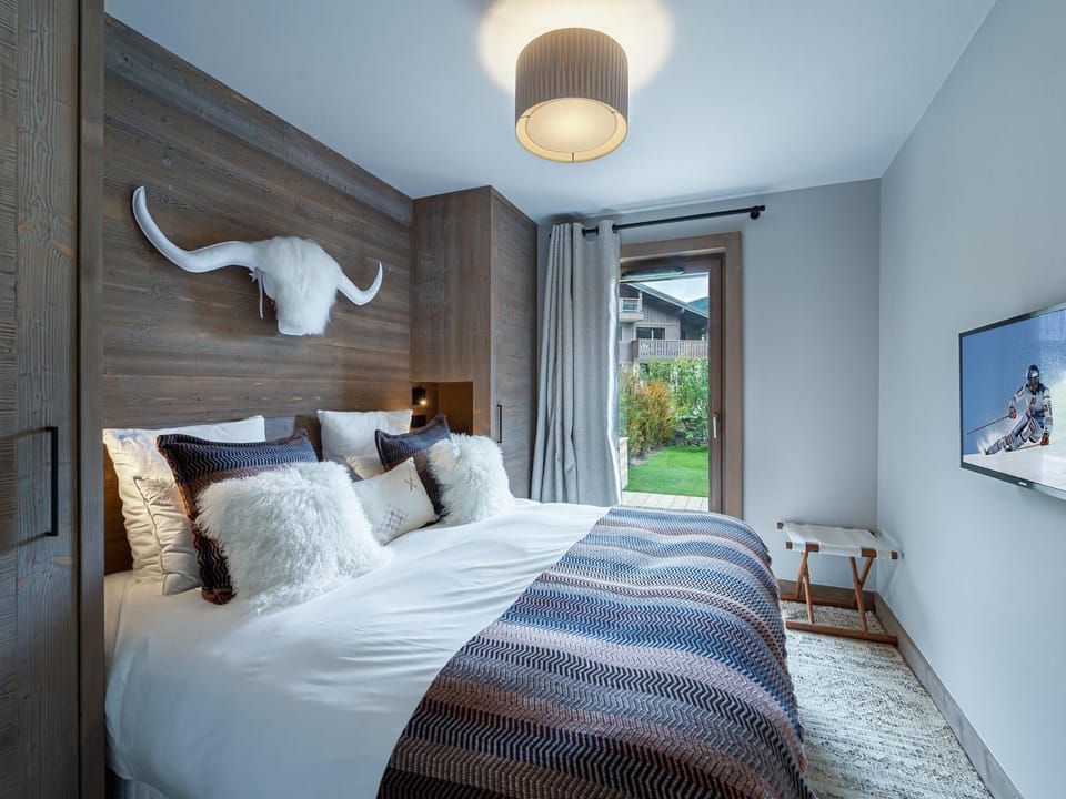 Charmant appartement à Rochebrune avec jardin pour 6 personnes – Accès piscine, salle de sport, sauna - FR-1-569-24 Apartment in Megève
