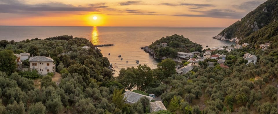 Natural landscape, Bird's eye view, Hiking, Mountain view, Sea view, Sunrise, Sunset