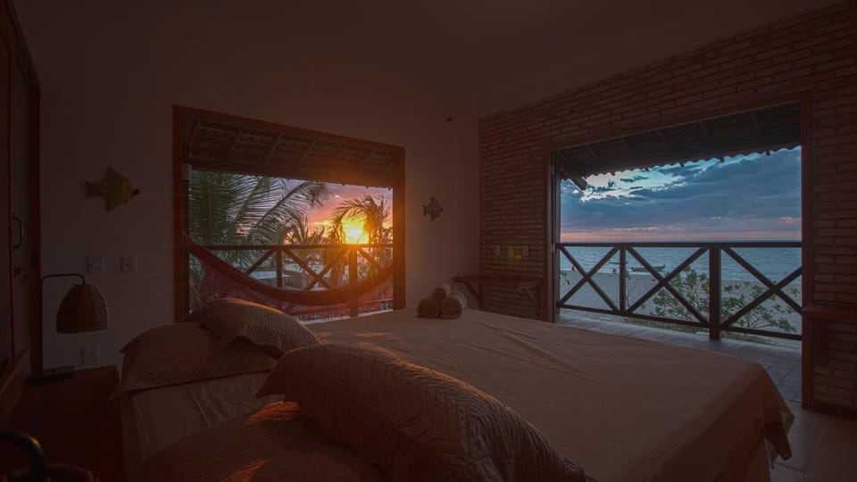 Bedroom, Sea view, Sunset
