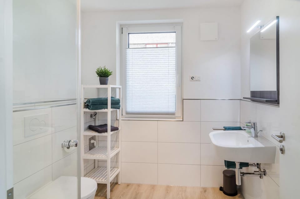 Bathroom, Living room