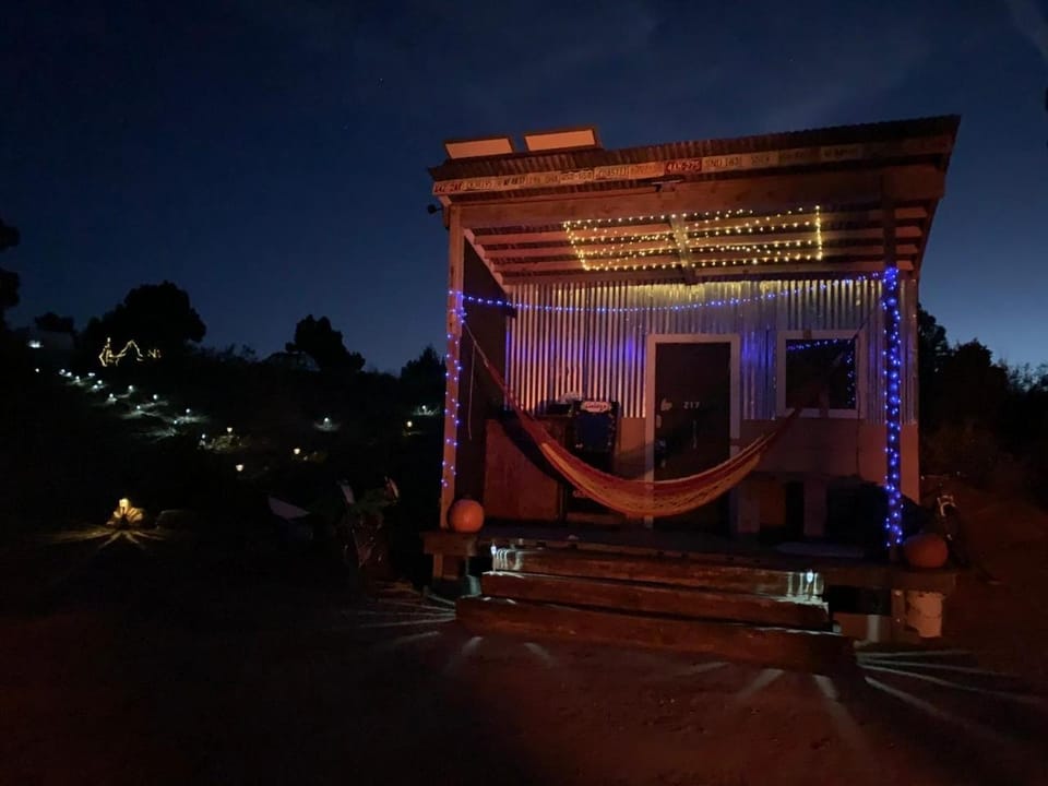 Property building, Patio, Night