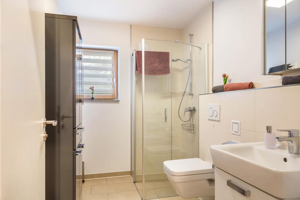 Bathroom, Living room