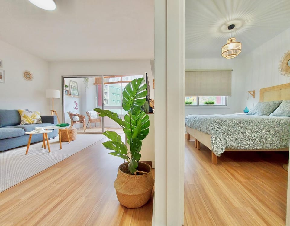 Bed, Balcony/Terrace, Living room, Bedroom