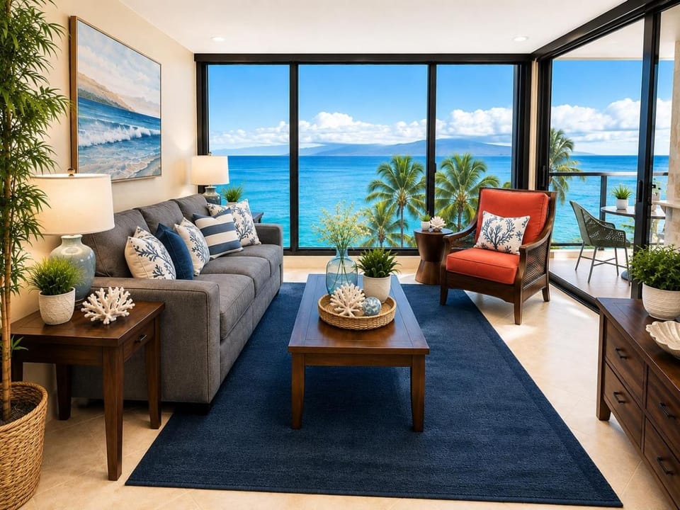 Mahana 604 Oceanfront 1BD 1BA condo Apartment in Kaanapali