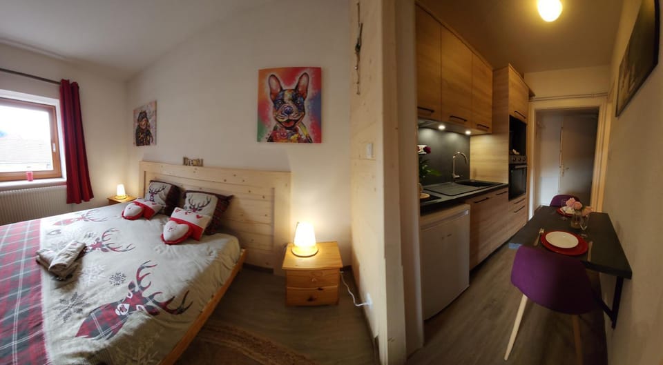 Gîte Myosotis, studio 2 personnes, avec salle de jeux et SPA dans la résidence Apartment in Vosges