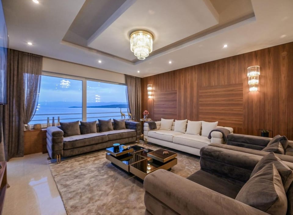 Living room, Sea view, air conditioner