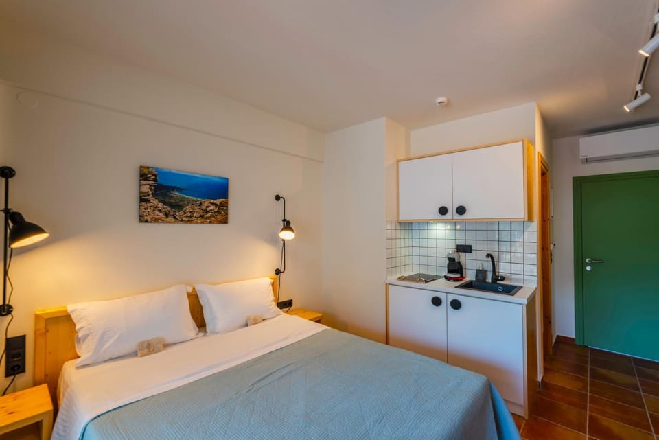 Bed, Kitchen or kitchenette, Photo of the whole room
