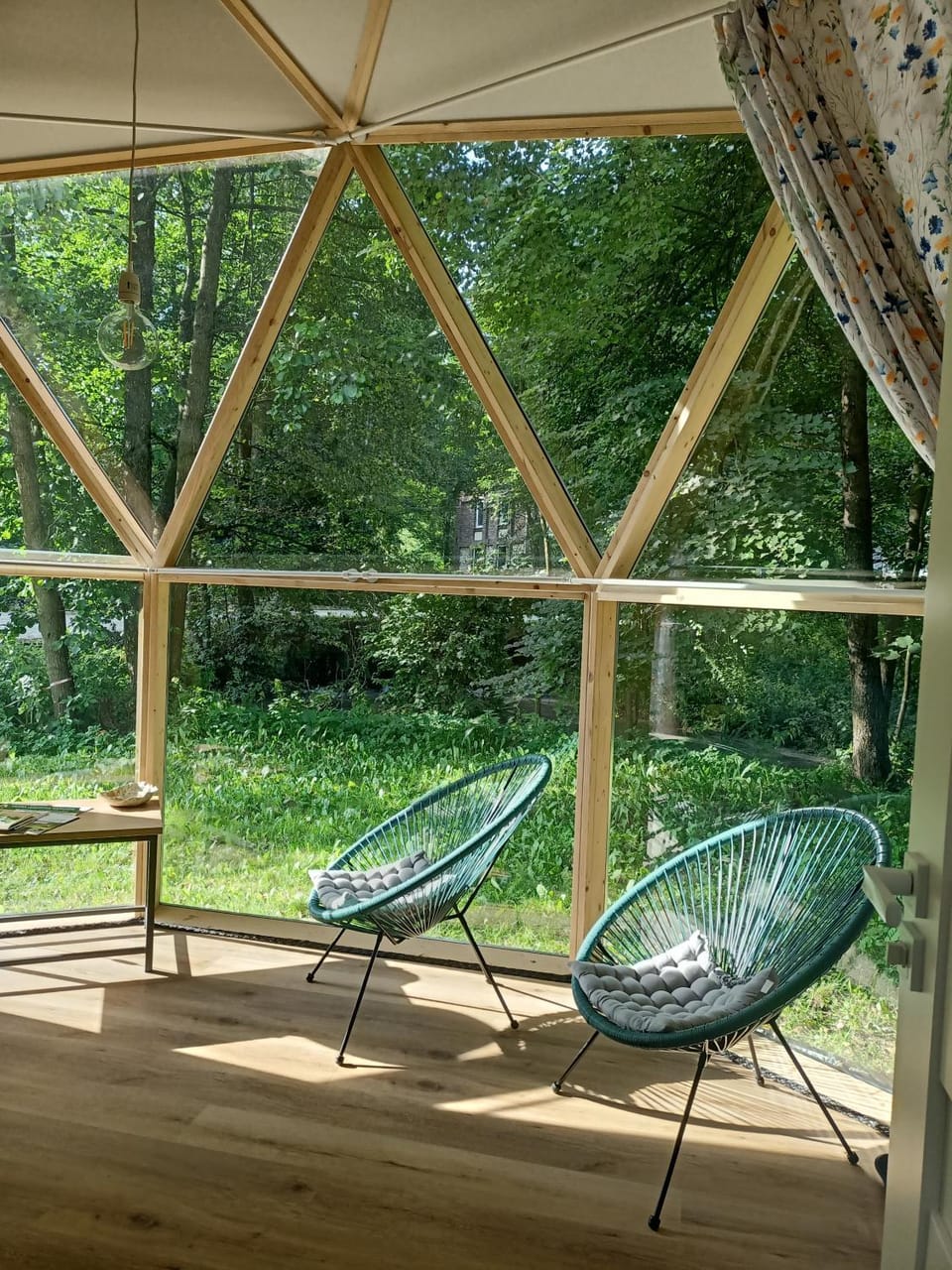 Garden view, River view