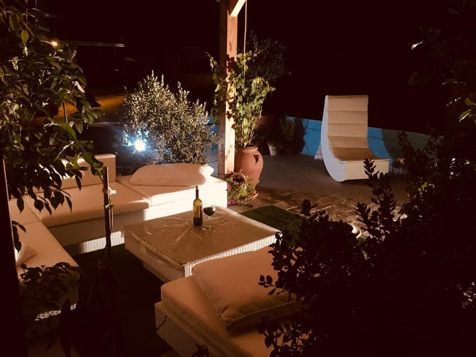 Night, Solarium, Balcony/Terrace, sunbed