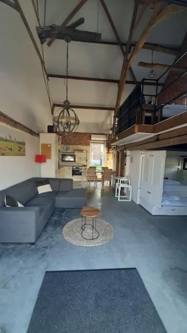 Bed, Kitchen or kitchenette, Photo of the whole room, Seating area