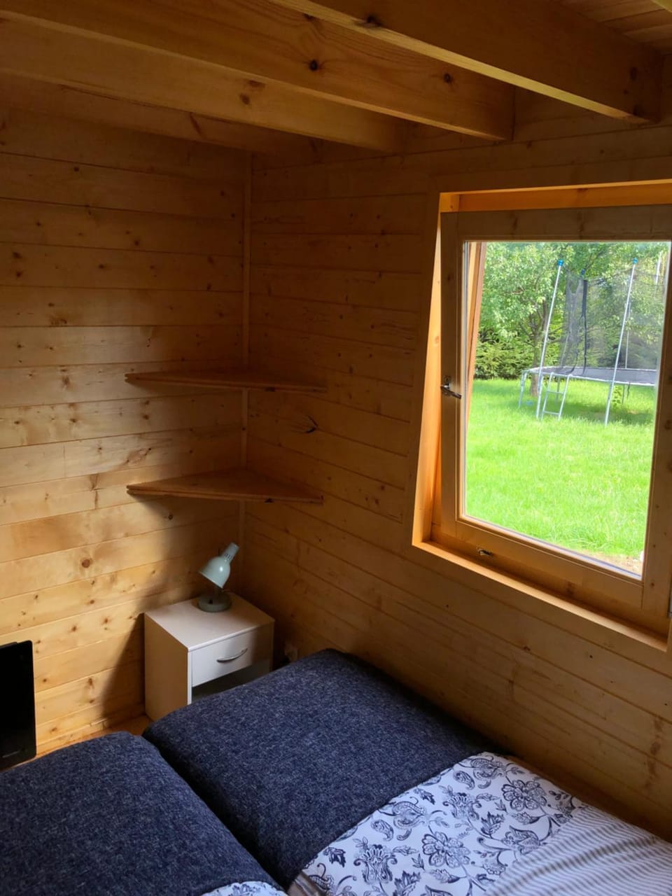Bed, Photo of the whole room, Bedroom, Garden view