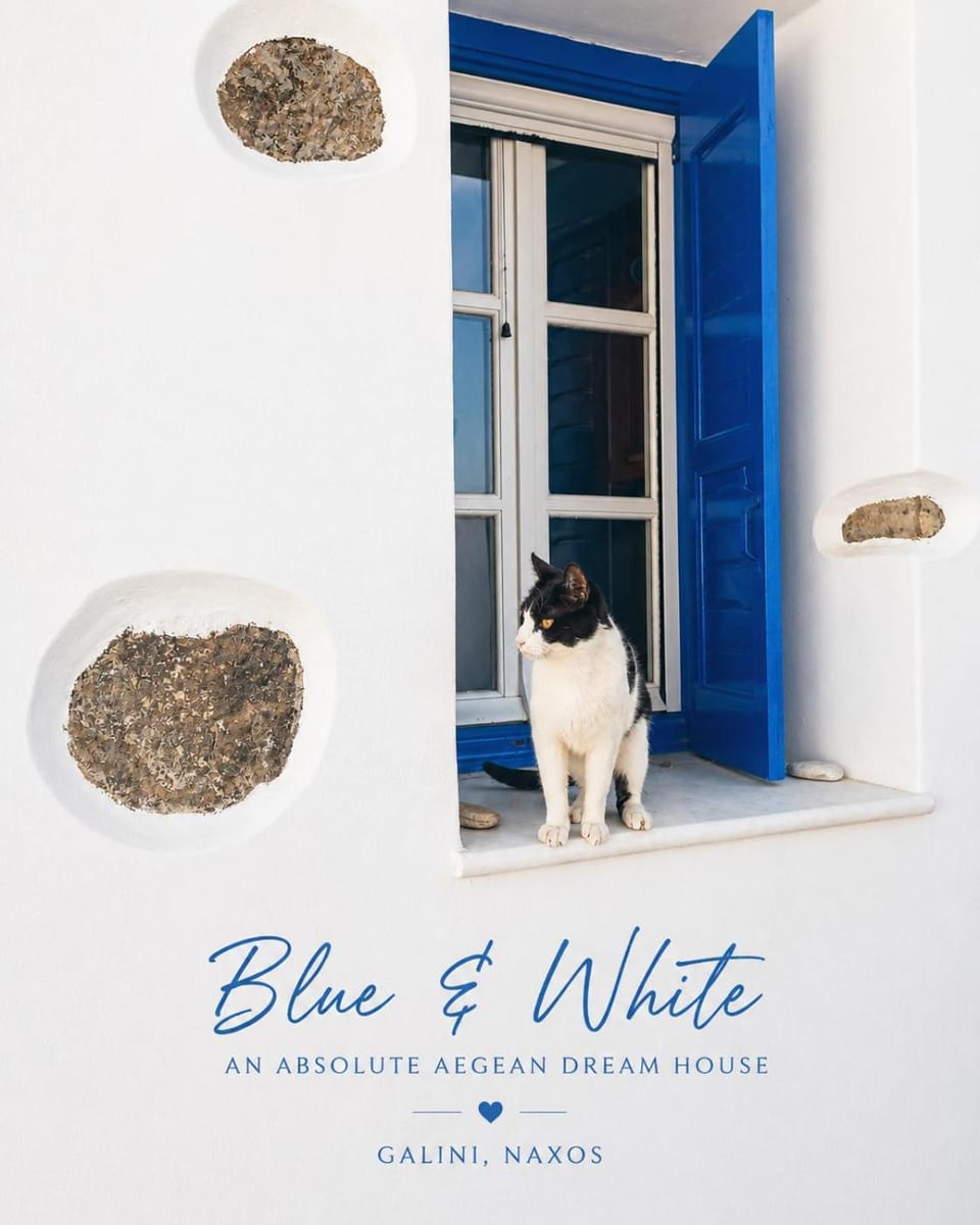 Blue & White: An Absolute Aegean dream house House in Naxos, Naxos and Lesser Cyclades, Greece