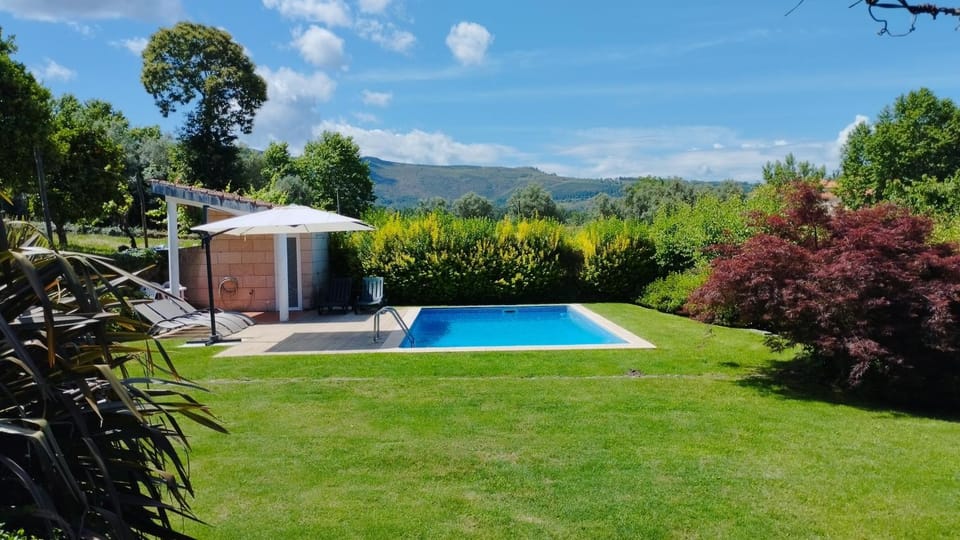Natural landscape, Garden, Mountain view, Pool view, Swimming pool, sunbed