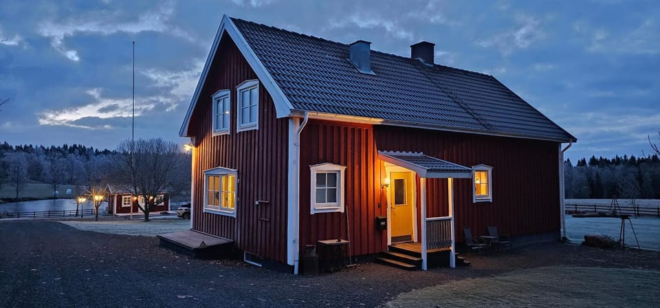 Fully equipped house in the countryside at Knohult Villa in Västra Götaland County